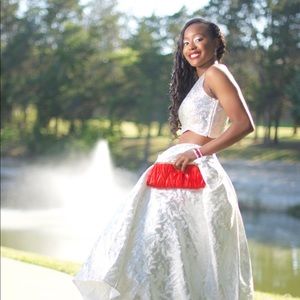 Beautiful Blush 2 piece gown